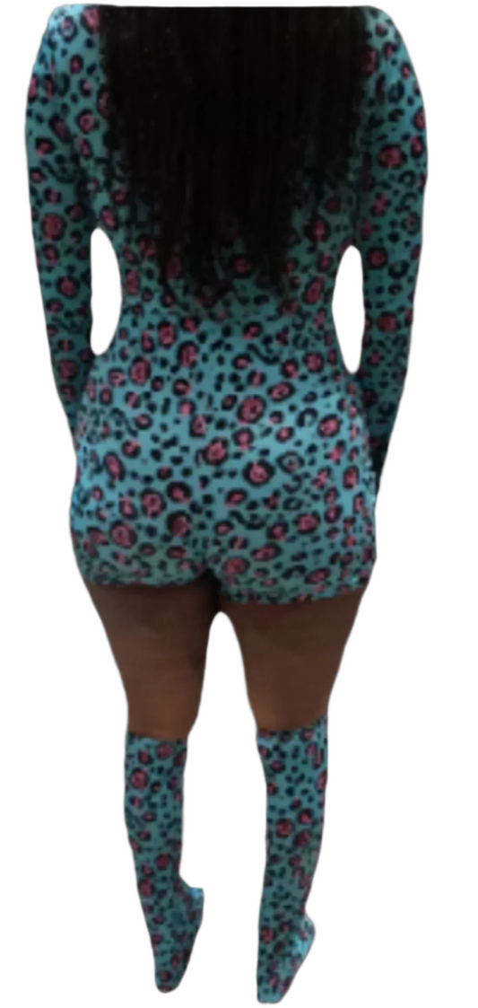 Women Onesie with matching socks