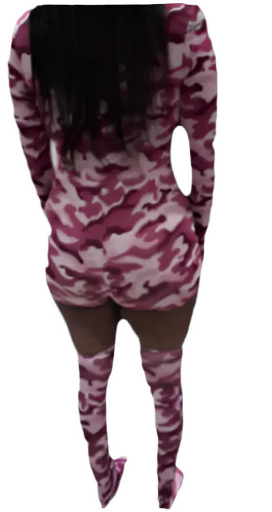 Women Onesie with matching socks