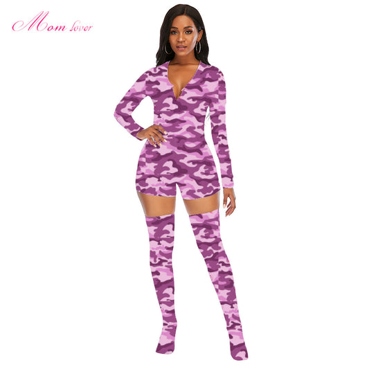 Women Onesie with matching Socks