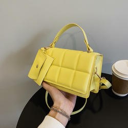 Ladies  Yellow Fashion handbag