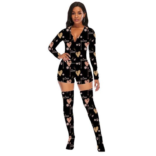 Women Onesie with matching socks